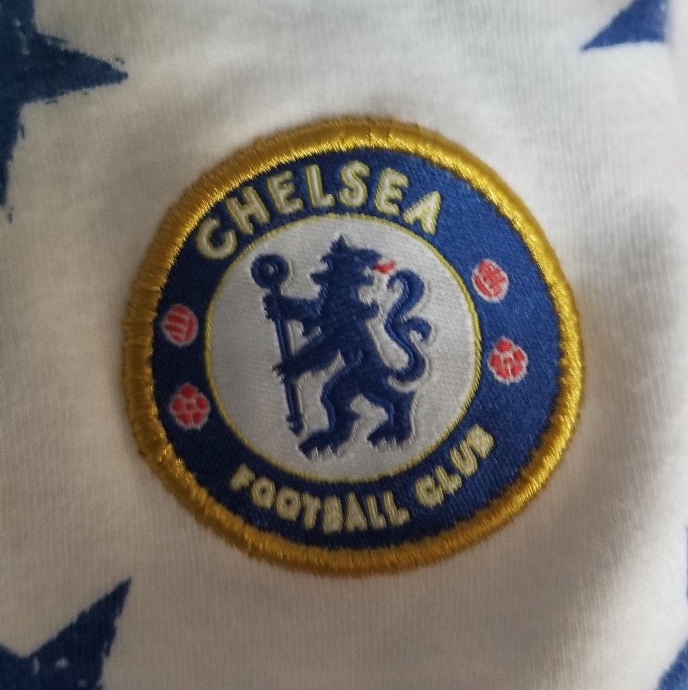 Chelsea football official gear onesie